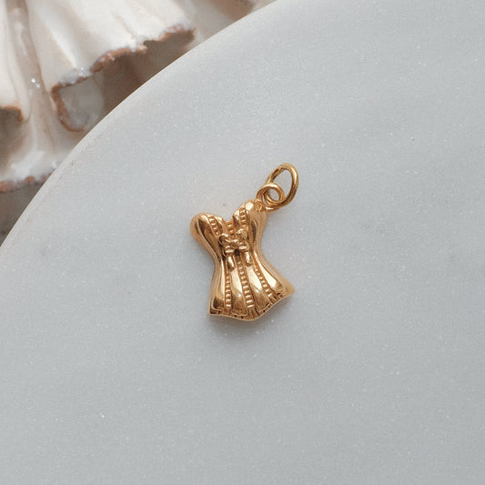 Gold Corset Charm
