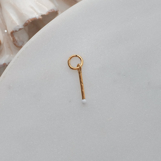 Gold Match Charm