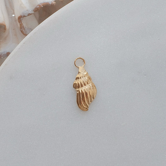 Gold Shell Charm