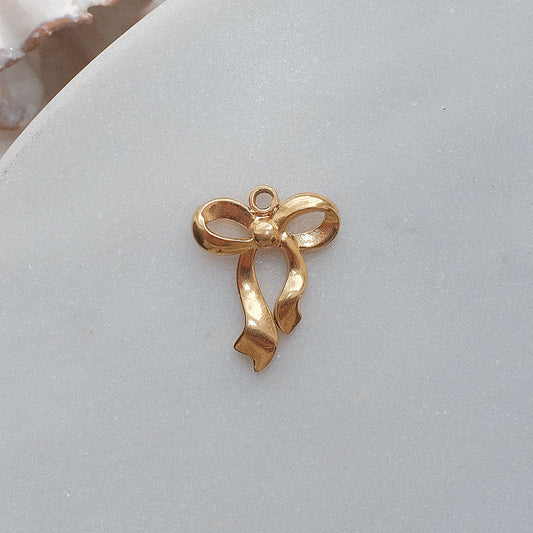 Gold Olivia Bow Charm