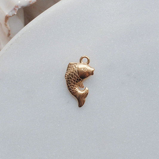 Gold Fish Charm