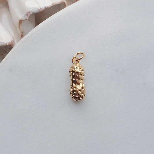 Gold Peanut Charm