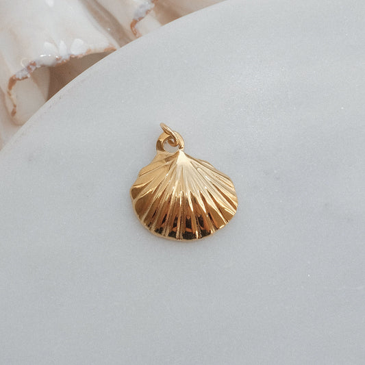 Gold Sea Shell Charm