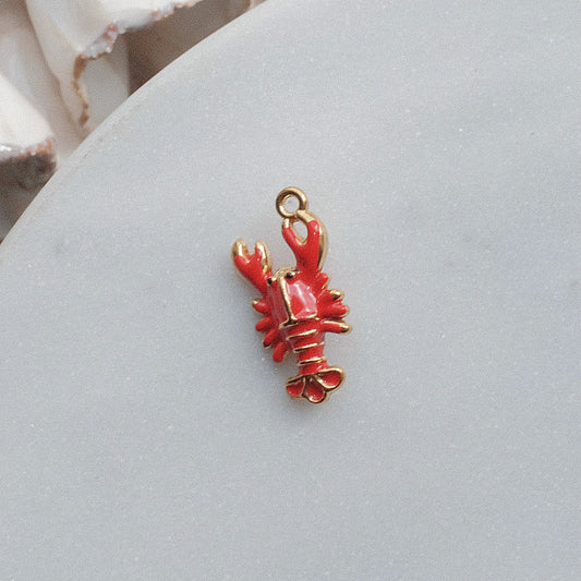 Gold Lobster Charm
