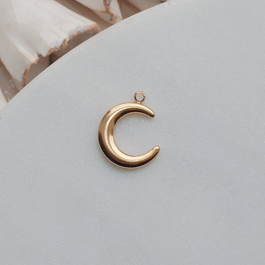 Gold Moon Charm