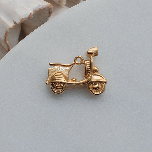 Gold Vespa Charm