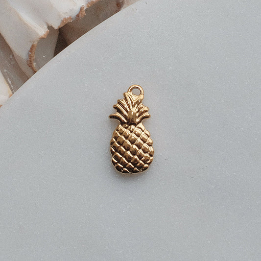 Gold Pineapple Charm