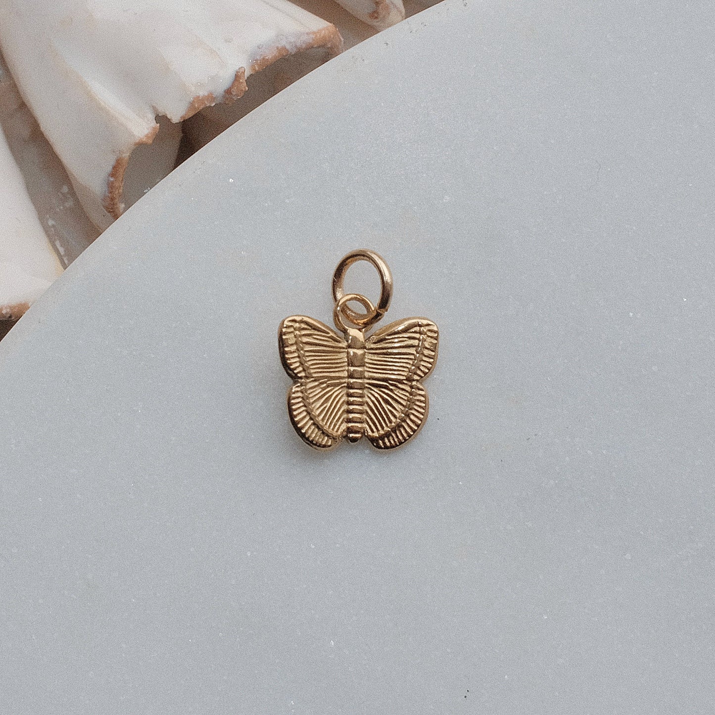 Gold Butterfly Charm