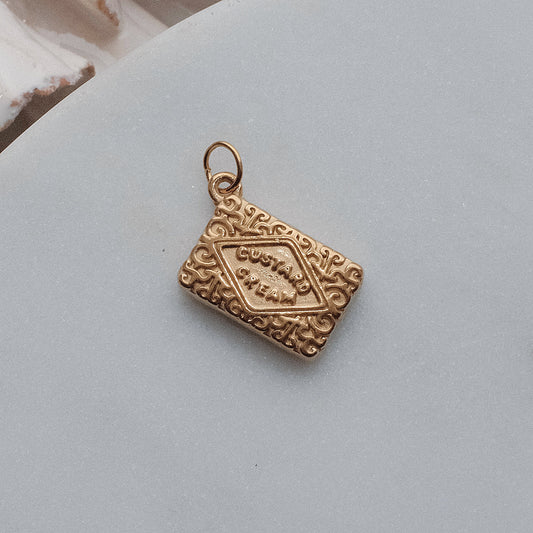 Gold Custard Cream Charm