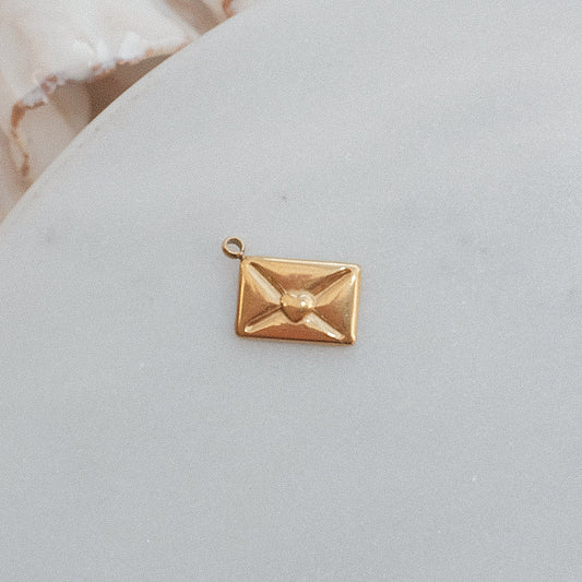 Gold Love Letter Charm