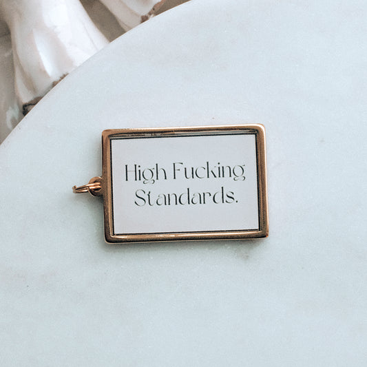 Gold Standards Pix Charm