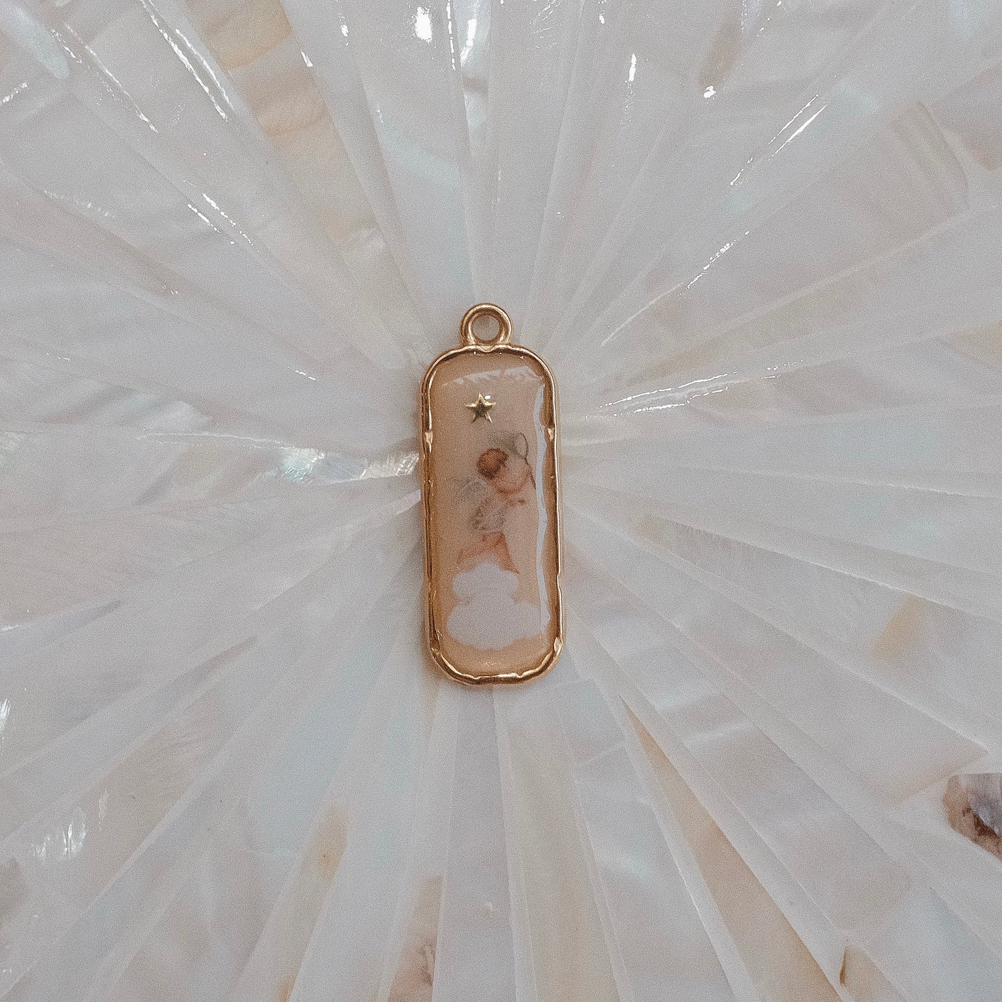 Gold Cherub Elyon Charm