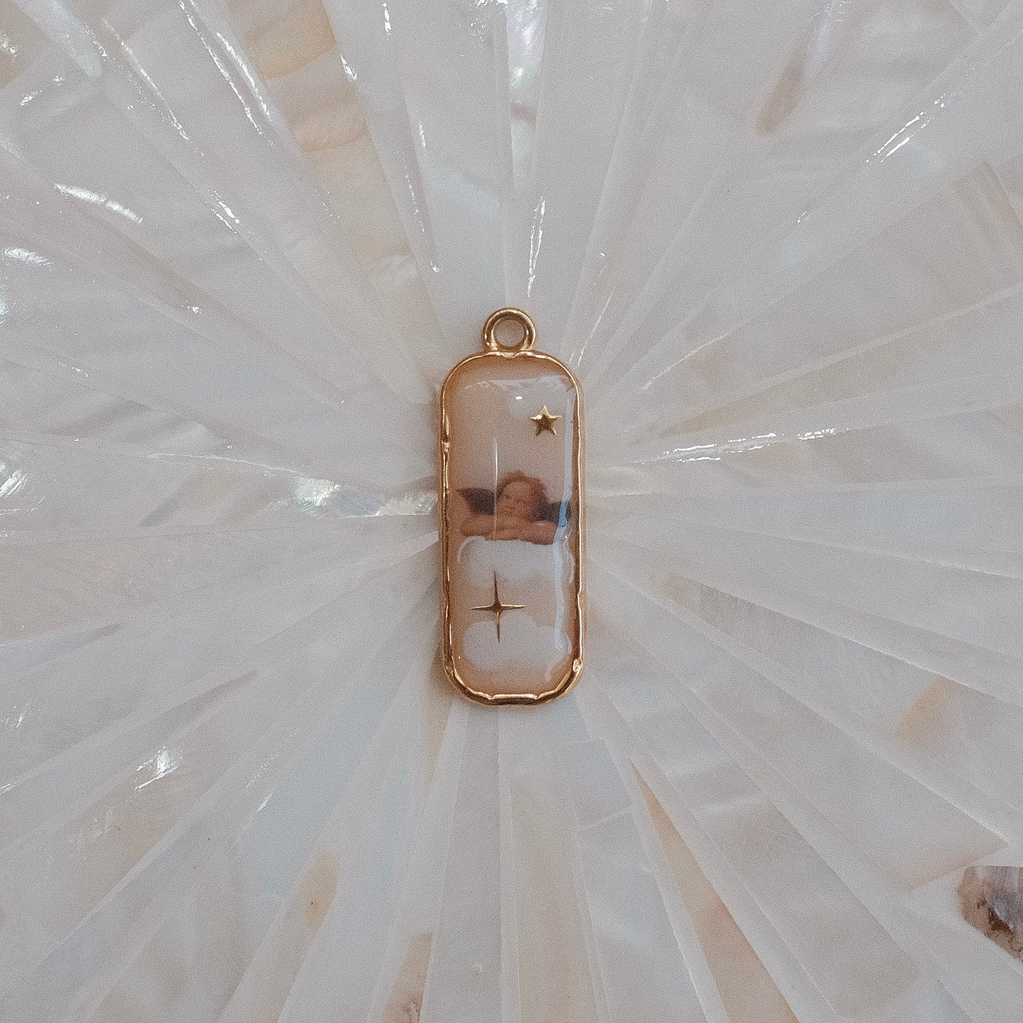 Gold Cherub Sariel Charm