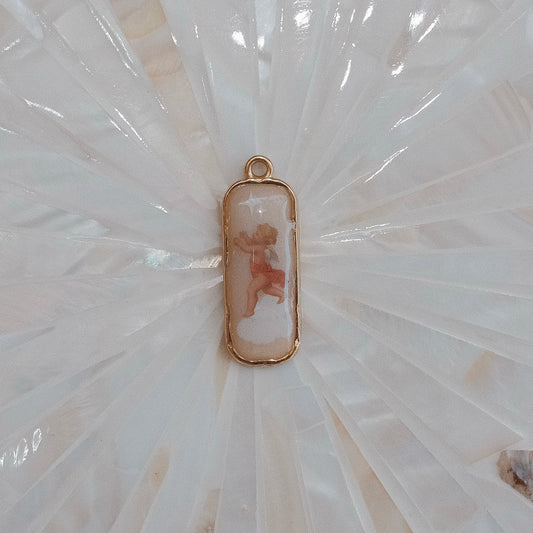 Gold Cherub Elion Charm