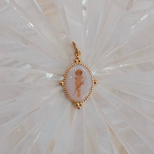 Gold Cherub Lolo Charm
