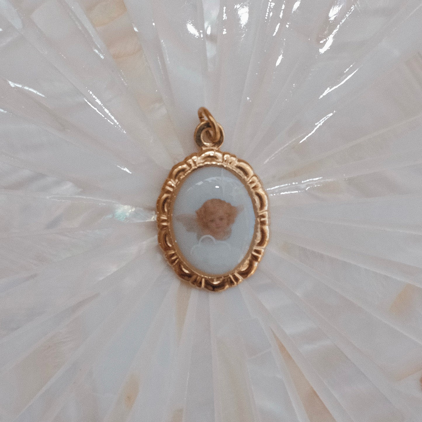 Gold Cherub Cici Charm