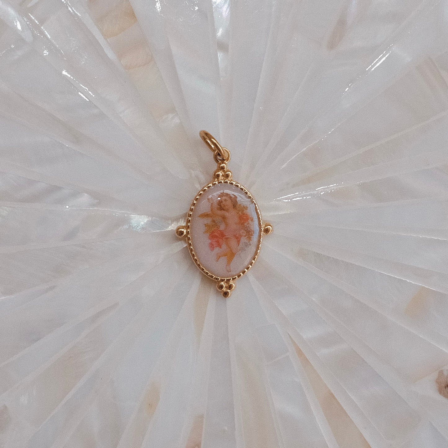 Gold Cherub Nini Charm