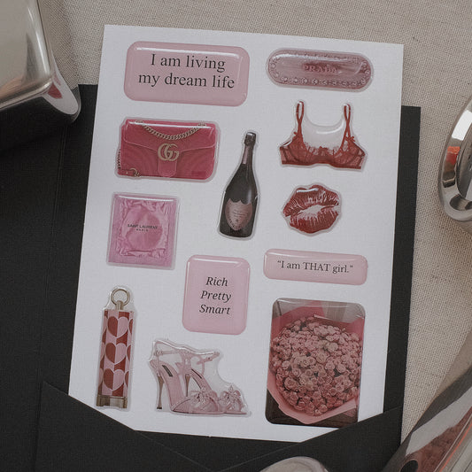 That Girl Sticker Set