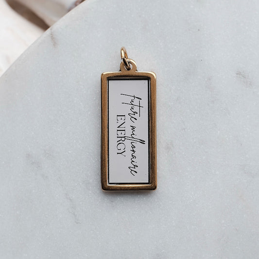 Gold Future Millionaire Charm
