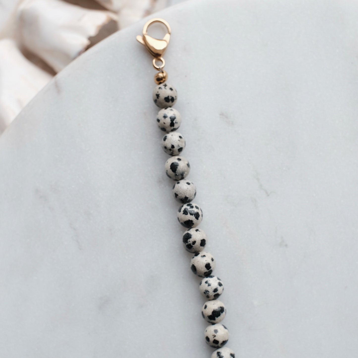 Dalmatian Jasper Journal Strap