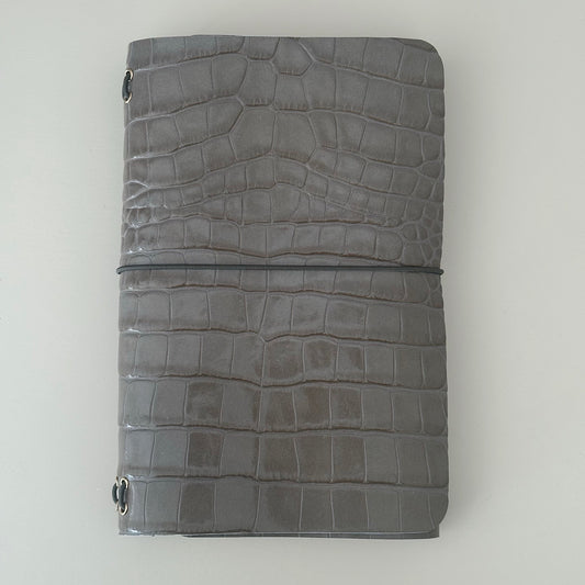 A5 Sage Croc Journal
